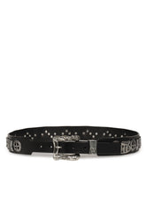 EFFIGY STUD BELT / BLK