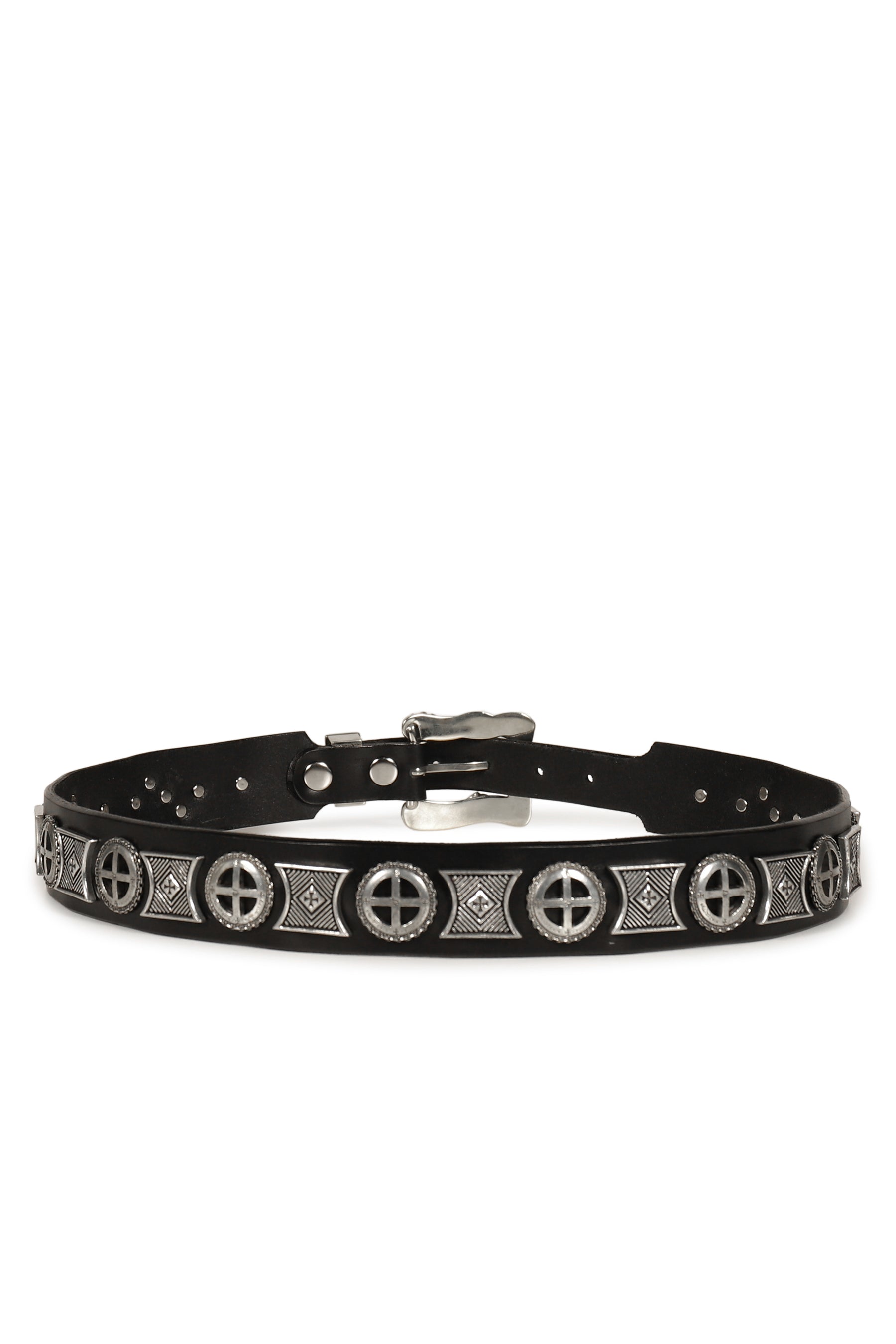 EFFIGY STUD BELT / BLK