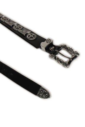 EFFIGY STUD BELT / BLK