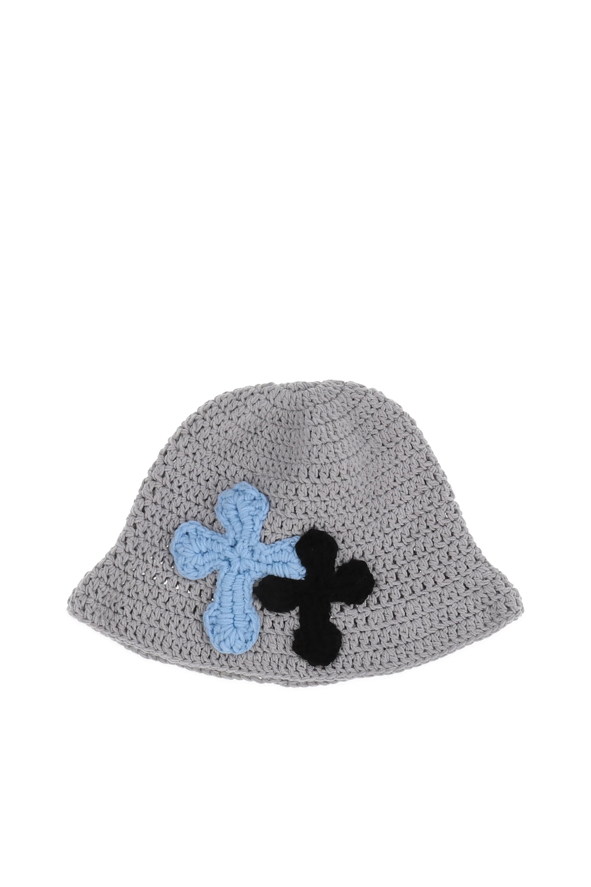 帽子 ASKYURSELF brushed cross beanie black BRUSHED CROSS BEANIE - ASKYURSELF