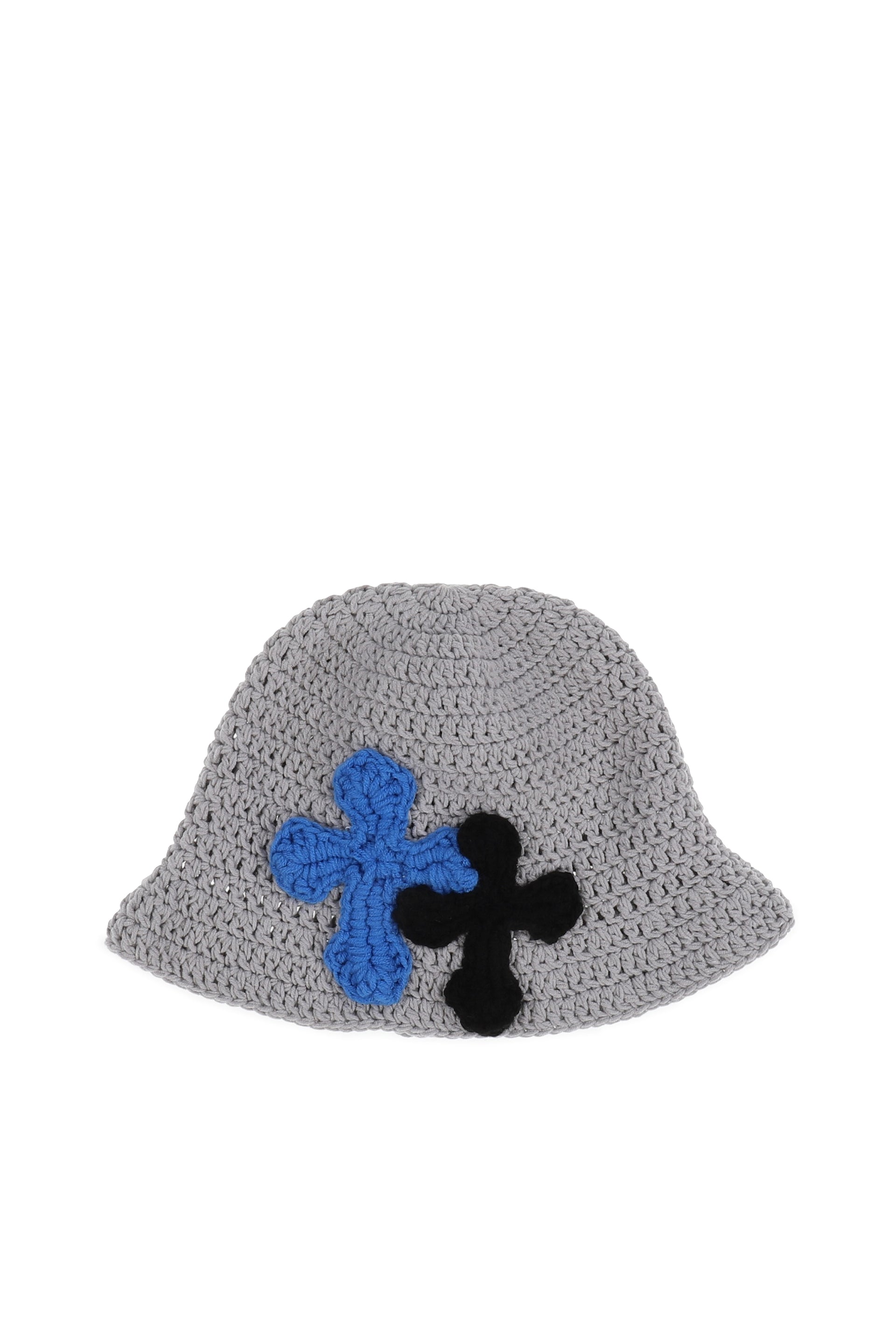 Y.A.R.N. ヤーン FW25 NUBIAN限定 3D CROSS KNITHAT / GRY - NUBIAN