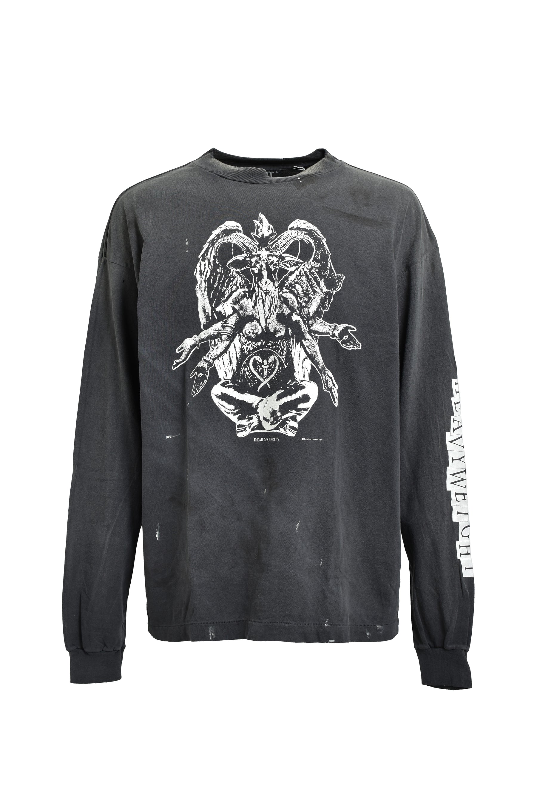 LS TEE/HEAVY WEIGHT / BLK