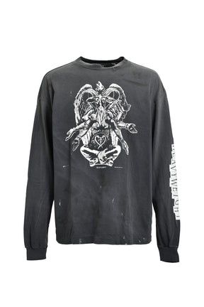 LS TEE/HEAVY WEIGHT / BLK