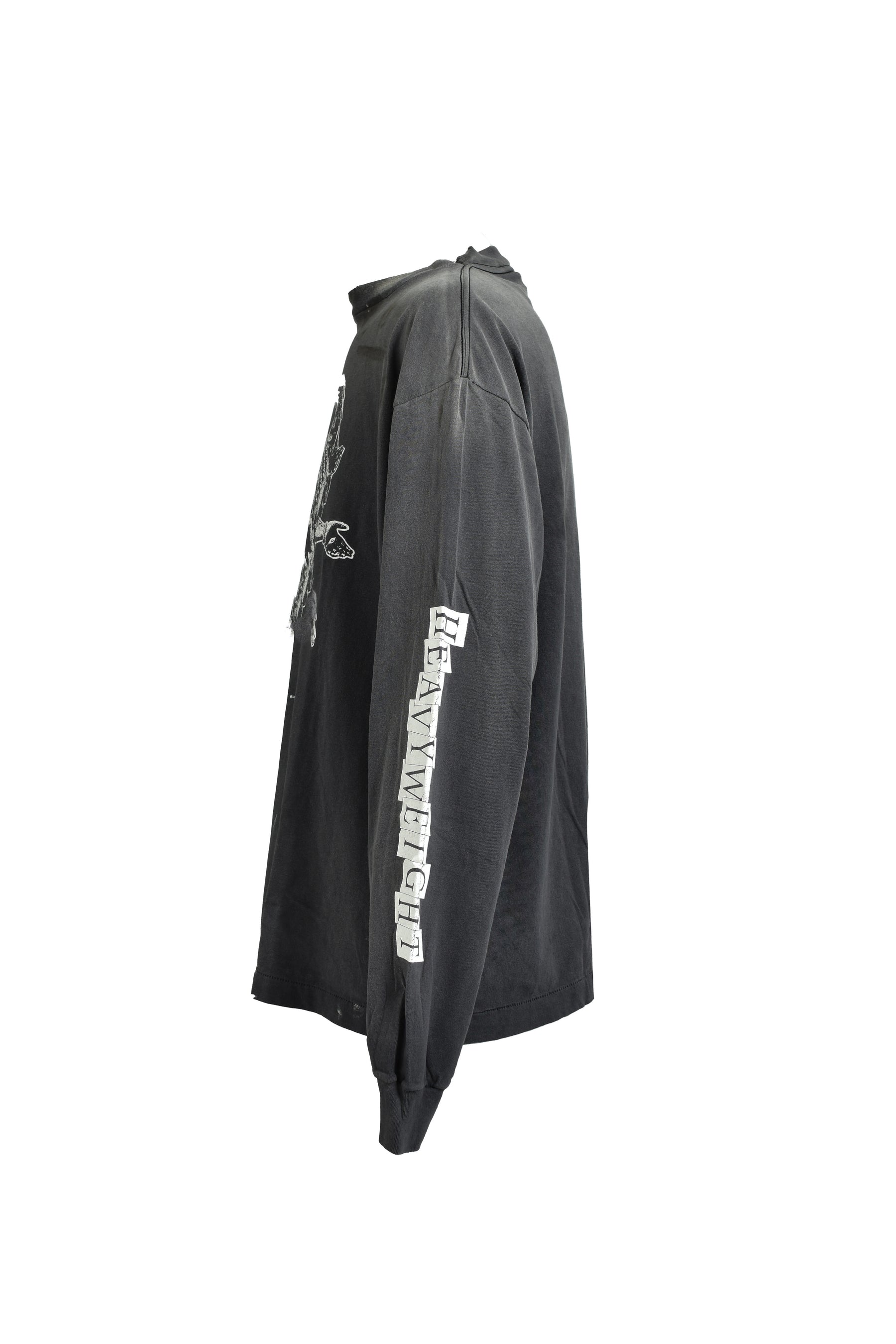 LS TEE/HEAVY WEIGHT / BLK
