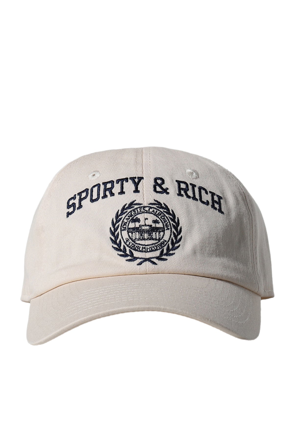 VARSITY CREST EMBROIDERED HAT / CRM