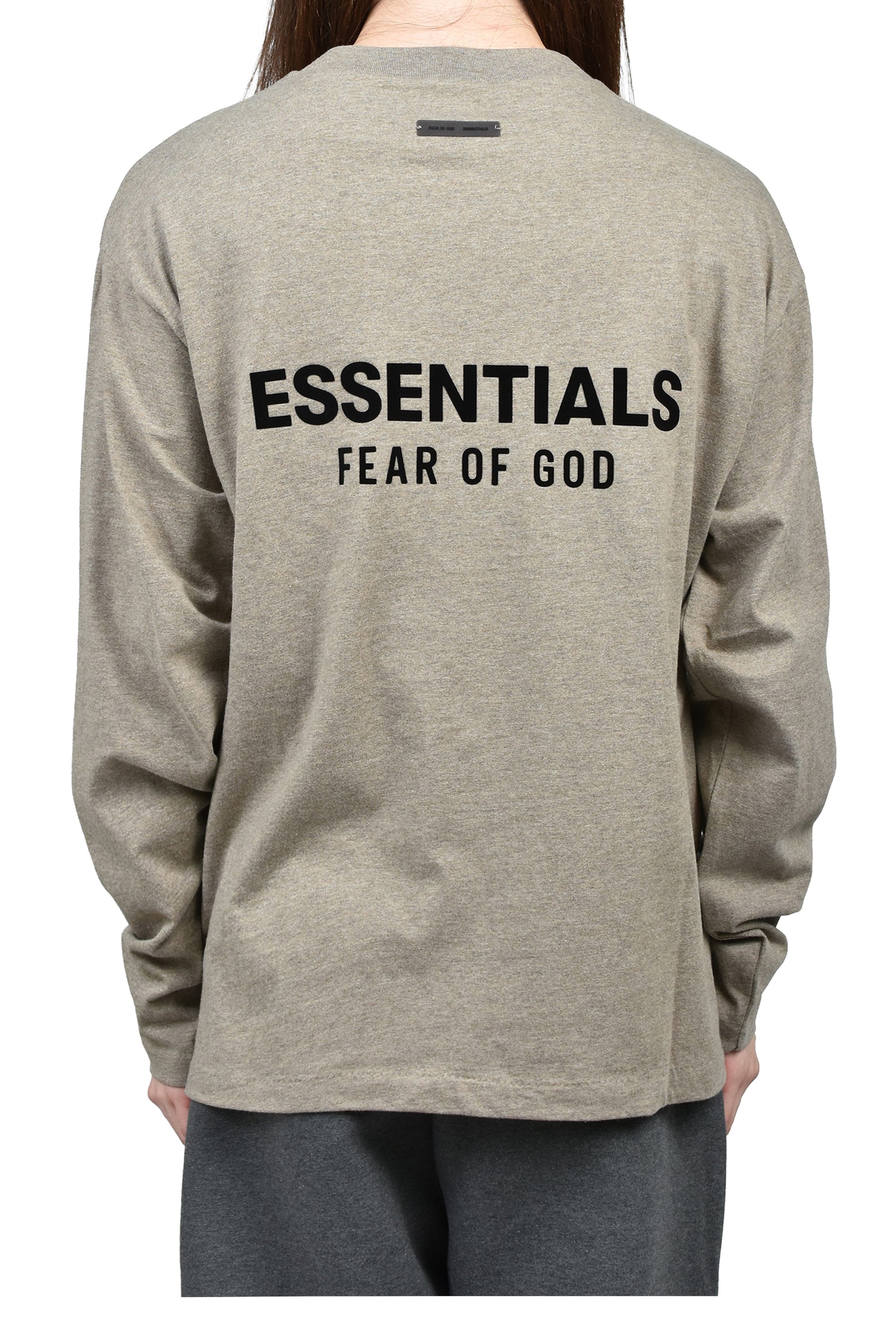 ESSENTIALS FW25 CLASSIC LONG SLEEVE TEE / HOMESTEAD HEATHER - NUBIAN
