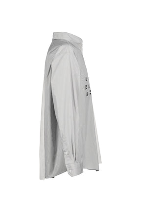 LONG-SLEEVED SHIRT / OFF WHT GRY
