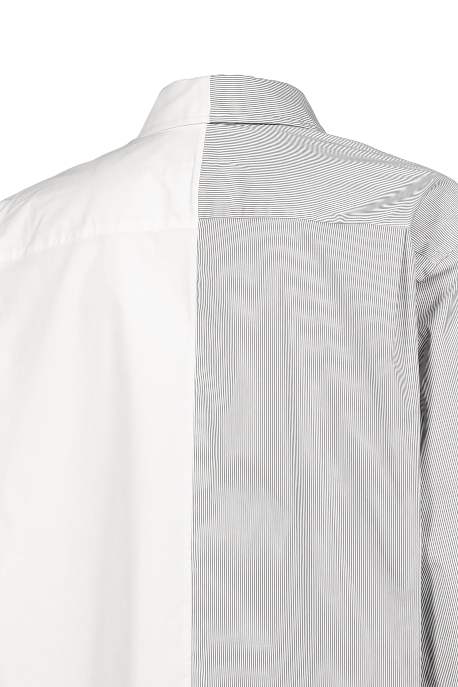 LONG-SLEEVED SHIRT / OFF WHT GRY