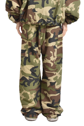 MILITARY NYLON FIELD PANT / WOODLAND CAMO