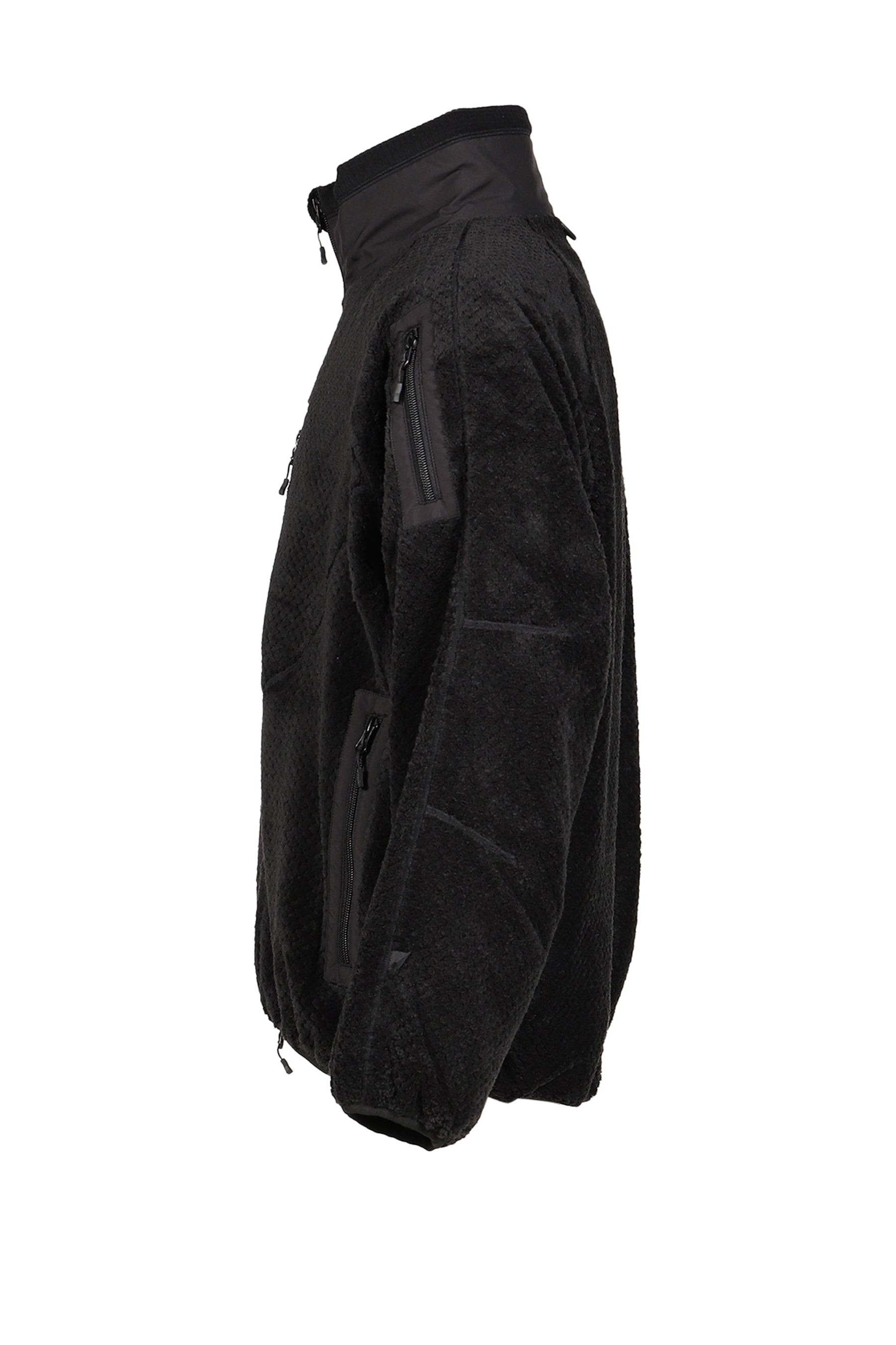 TECH MIL FLEECE JACKET / BLK