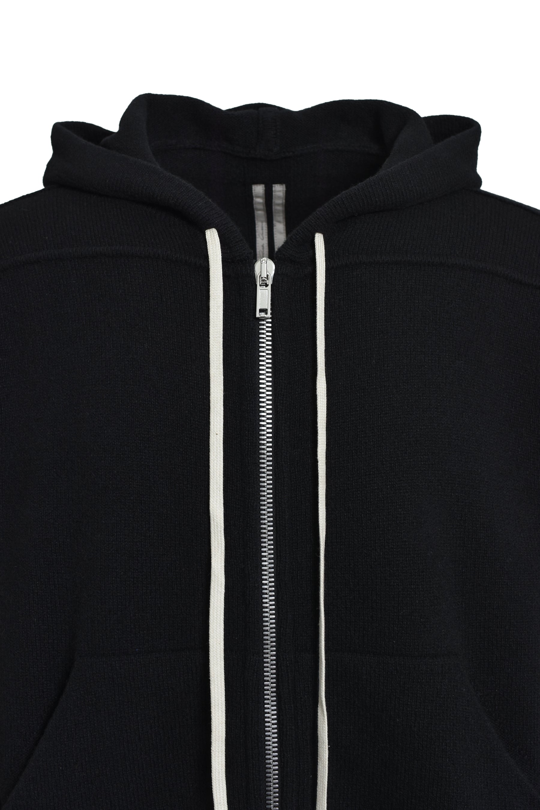 ZIPPED HOODIE / BLK