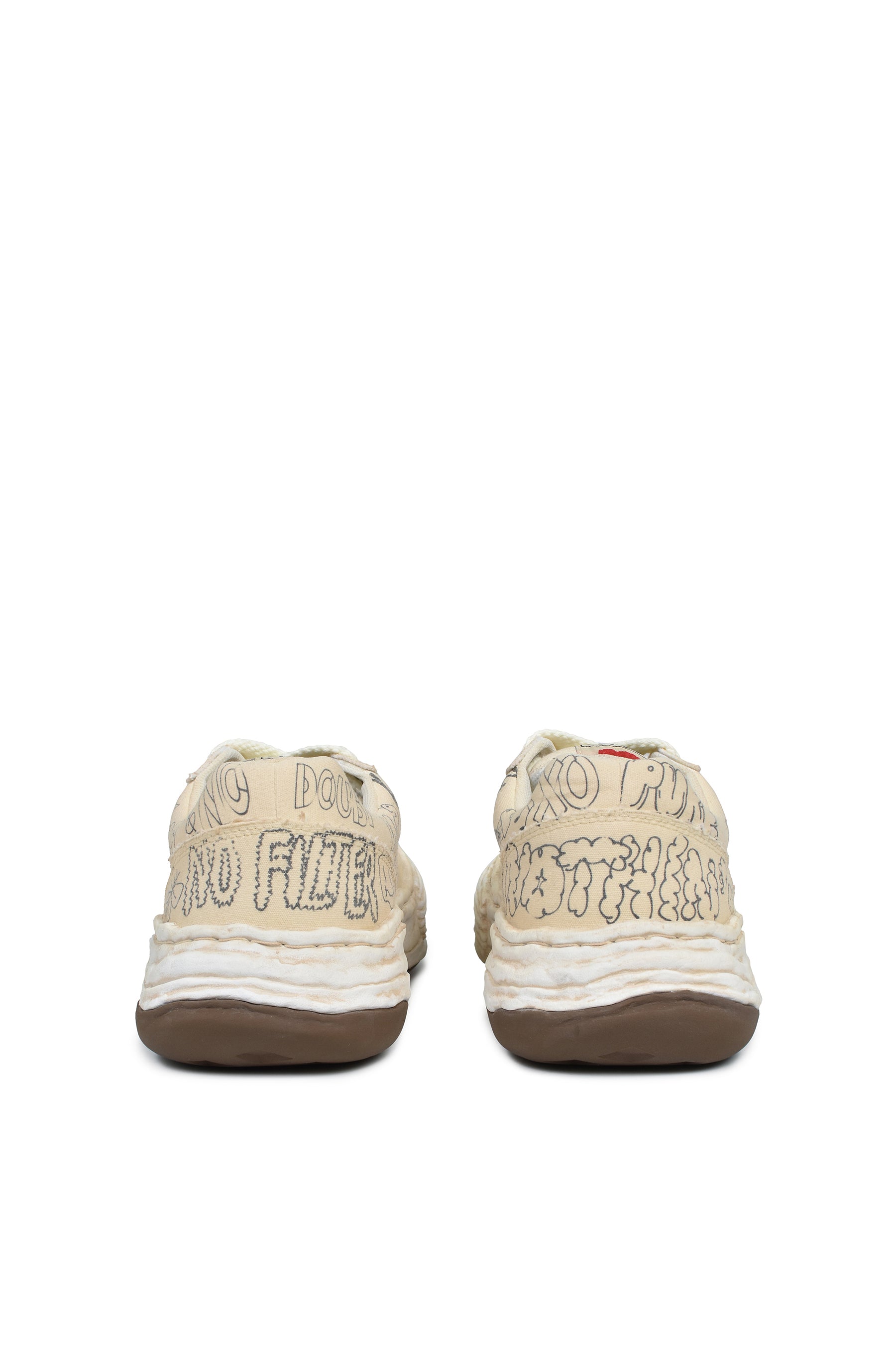 OLIVER GRAFFITI LOW CANVAS / WHT