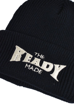 RECYCLED WOOL KNIT CAP BLK