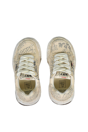 OLIVER GRAFFITI LOW CANVAS / WHT