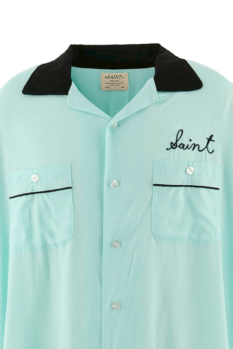 BOWLING SHIRT/TRUMP / SKY BLU