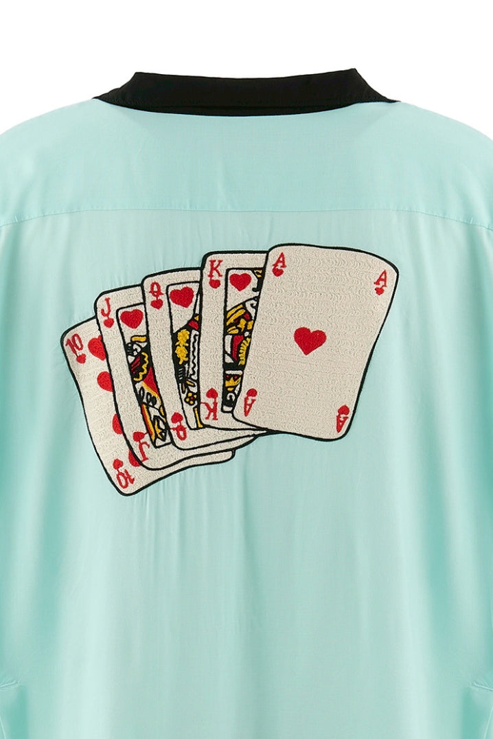 BOWLING SHIRT/TRUMP / SKY BLU