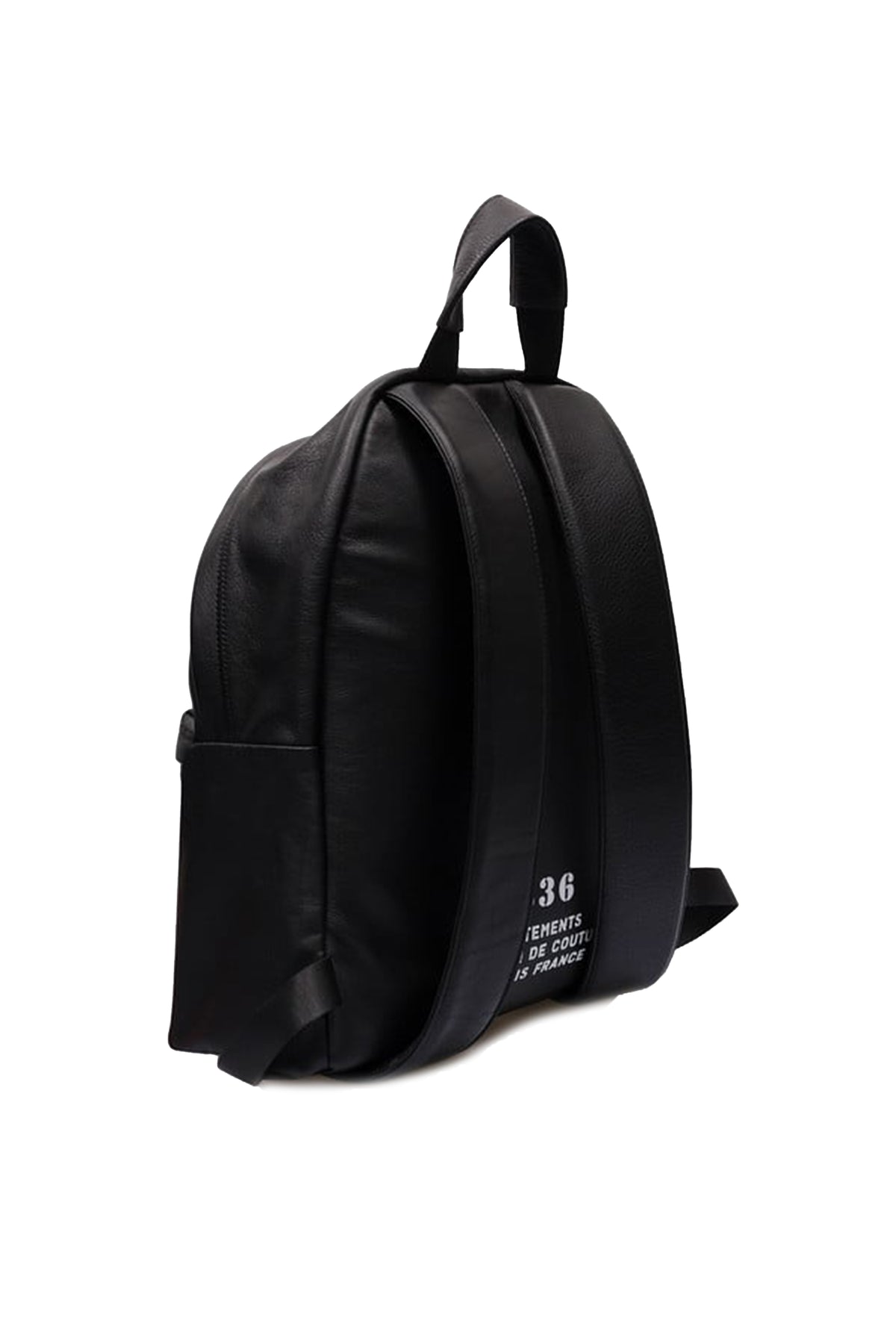 HAUTE COUTURE LEATHER BACKPACK / BLK