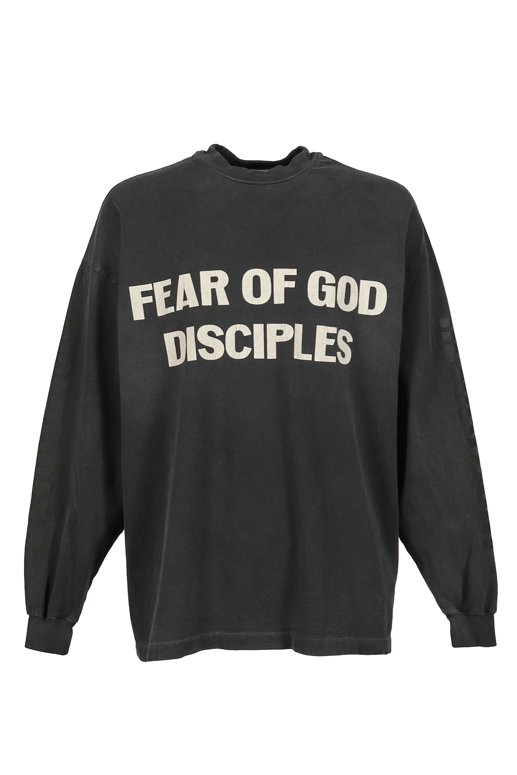 RELAXED LS "DISCIPLE" TEE / BLK