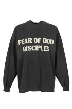 RELAXED LS "DISCIPLE" TEE / BLK