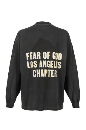 RELAXED LS "DISCIPLE" TEE / BLK