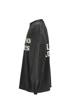 RELAXED LS "DISCIPLE" TEE / BLK