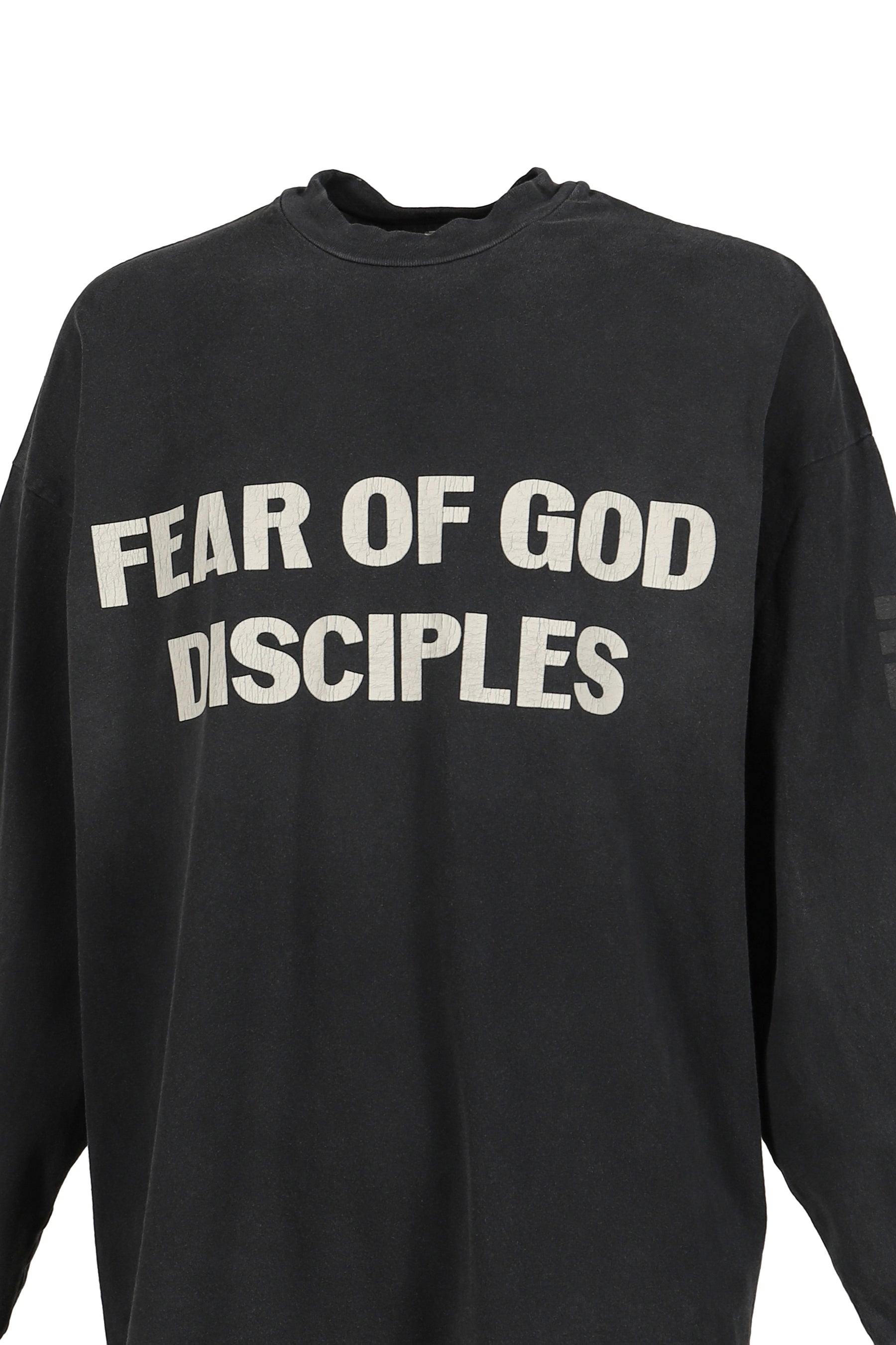 RELAXED LS "DISCIPLE" TEE / BLK