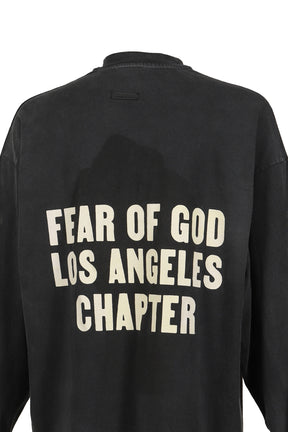 RELAXED LS "DISCIPLE" TEE / BLK