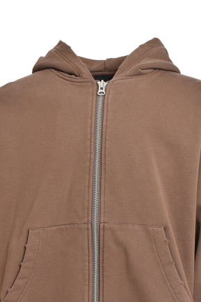 NEWRICH SHORT ZIP HOODIE / BRW