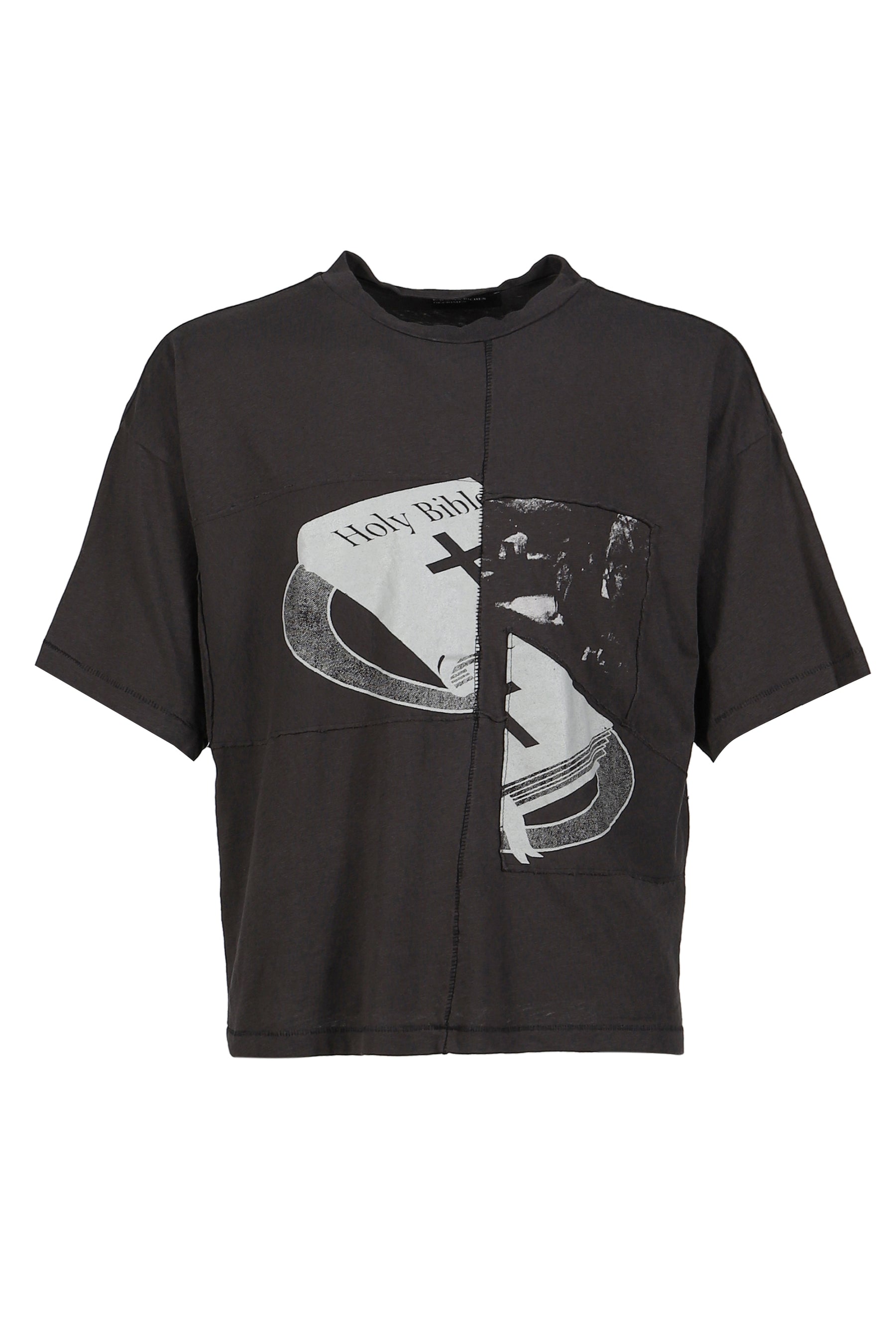 HOLY BIBLE ASSEMBLAGE T-SHIRT / BLK