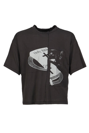 HOLY BIBLE ASSEMBLAGE T-SHIRT / BLK
