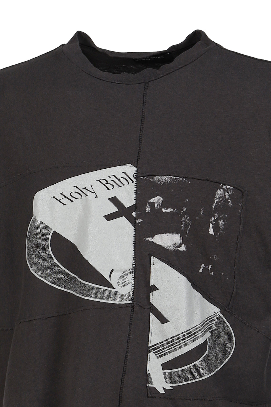 HOLY BIBLE ASSEMBLAGE T-SHIRT / BLK