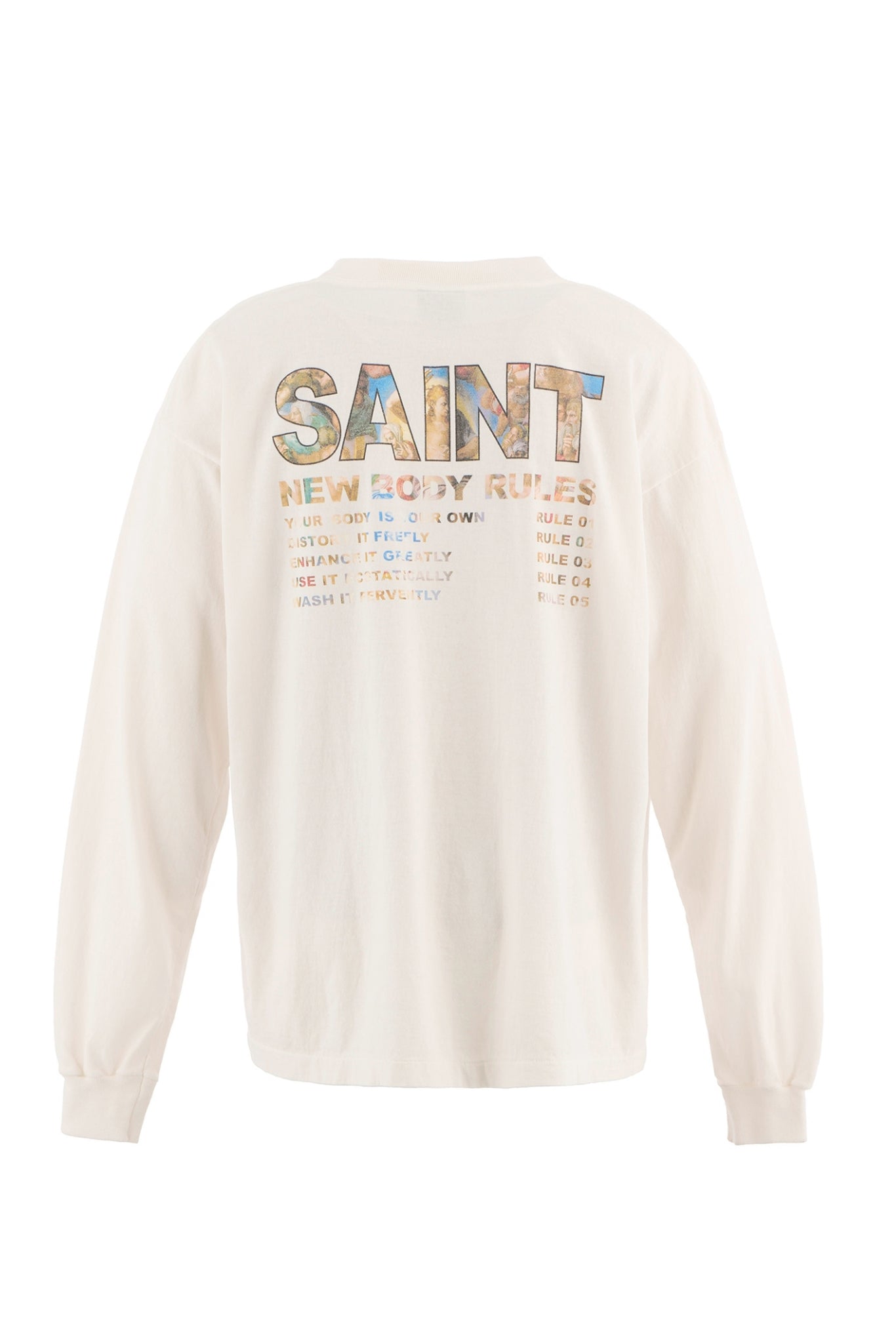 LS TEE/NEW BODY RULES / WHT