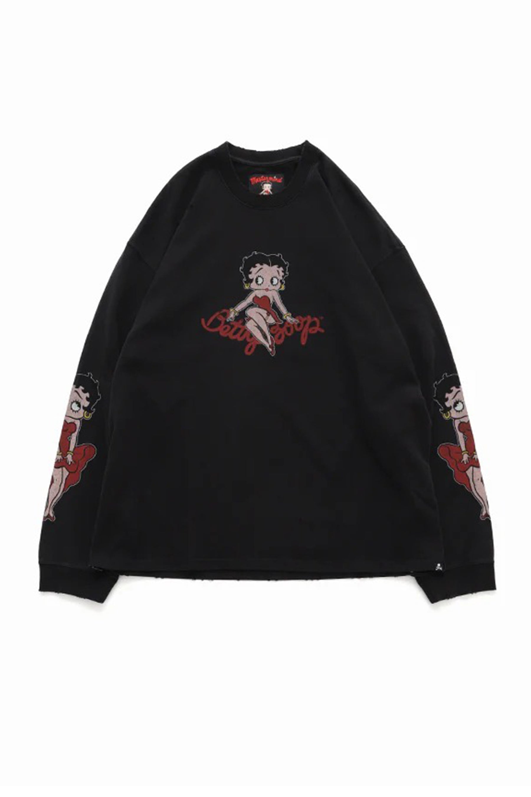 L/S TEE ( DAMEGED ) REGULAR FIT / MULTI COLOR