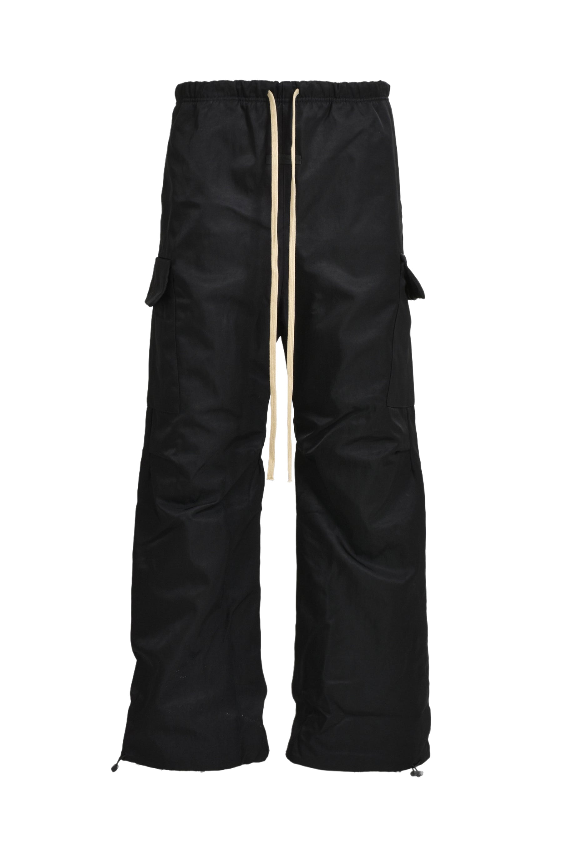 TEXTURED NYLON FIELD PANT / BLK