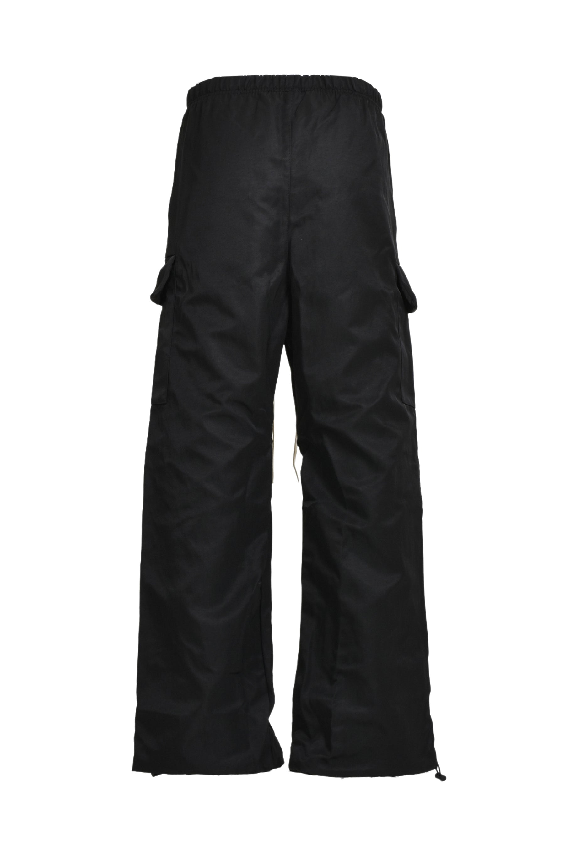 TEXTURED NYLON FIELD PANT / BLK