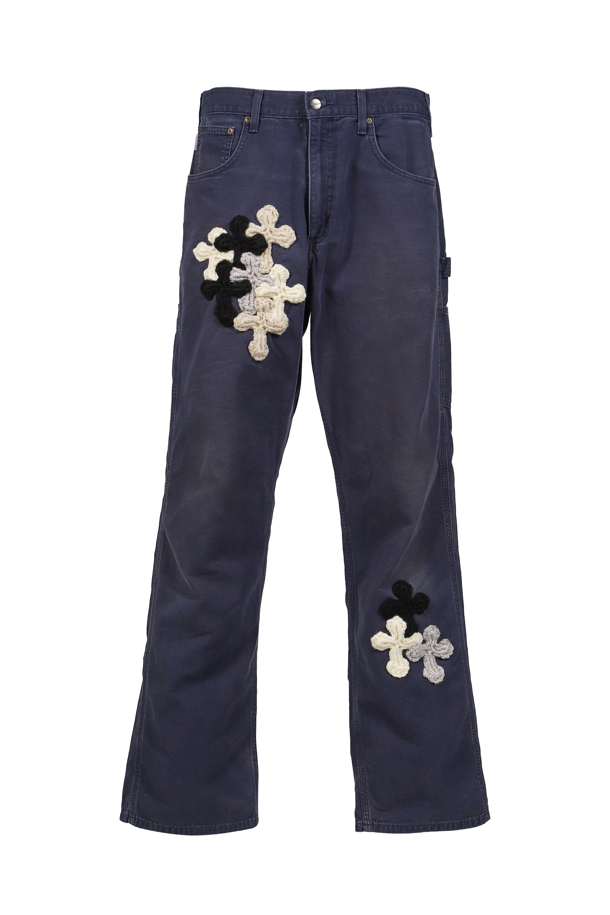 Y.A.R.N. ヤーン FW25 NUBIAN限定 3D CROSS WORK PANTS / MULTI