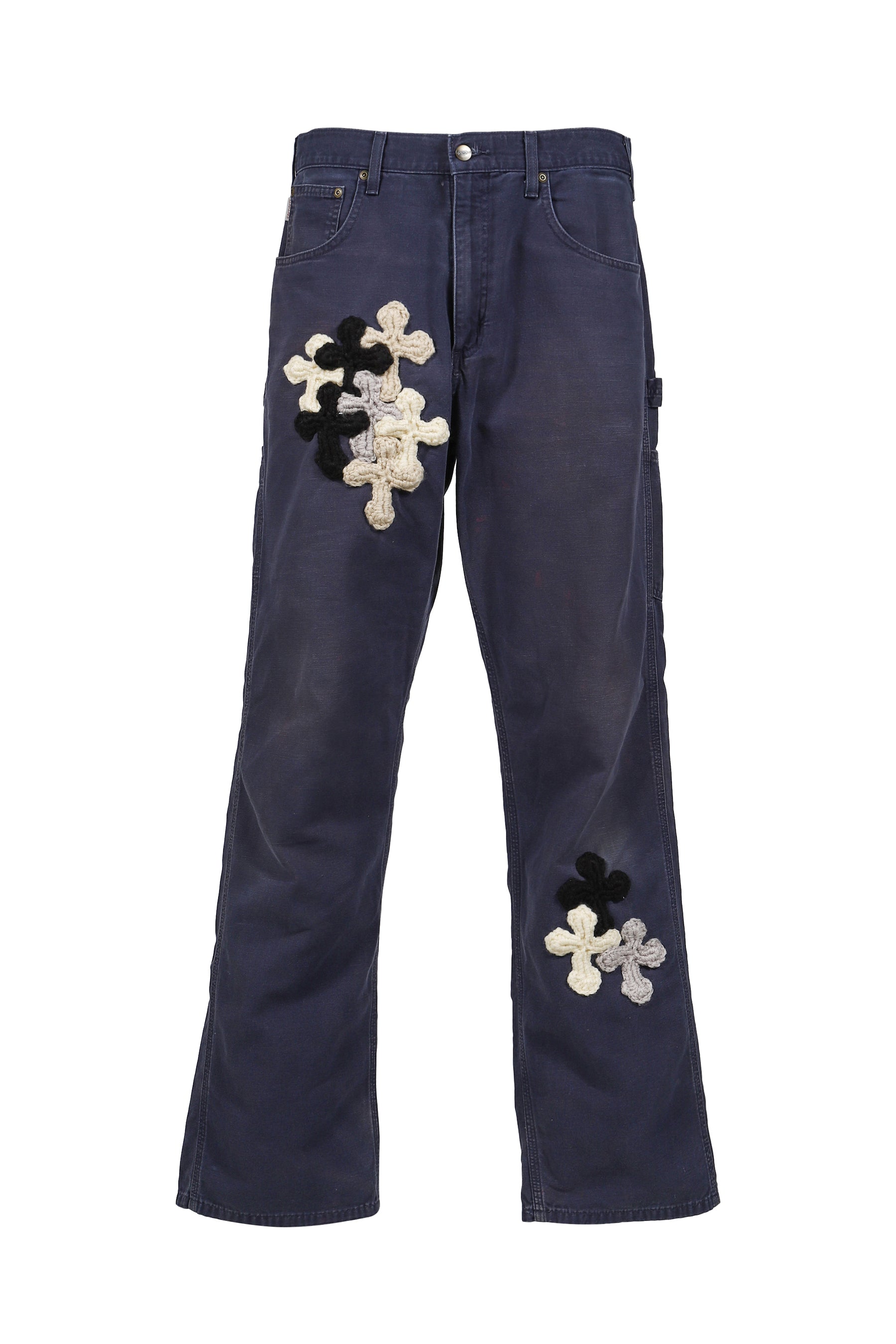 Y.A.R.N. ヤーン FW25 NUBIAN限定 3D CROSS WORK PANTS / MULTI