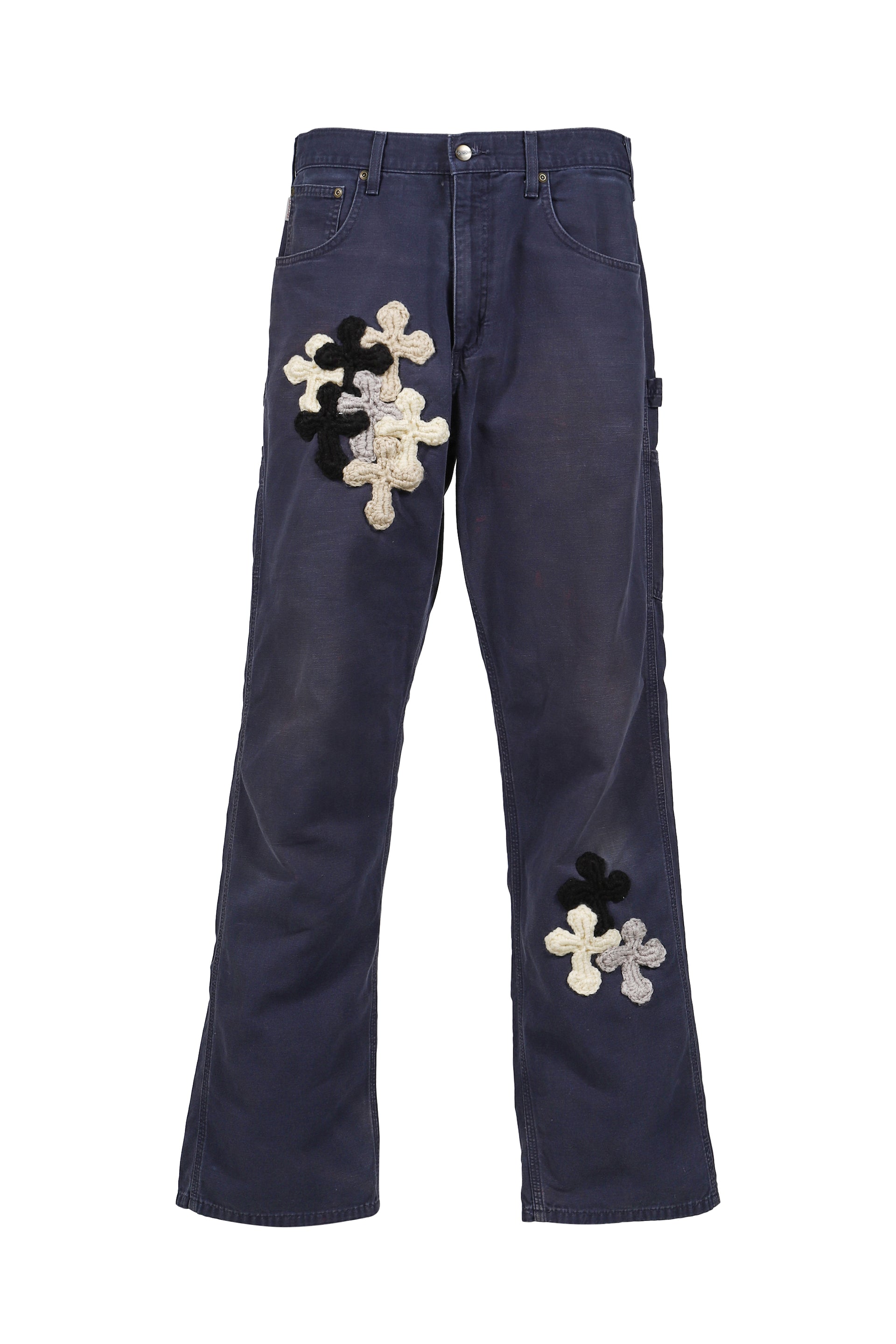 SAINT Mxxxxxx Saint Michael FW25 DOUBLE KNEE PANTS / BEI - NUBIAN