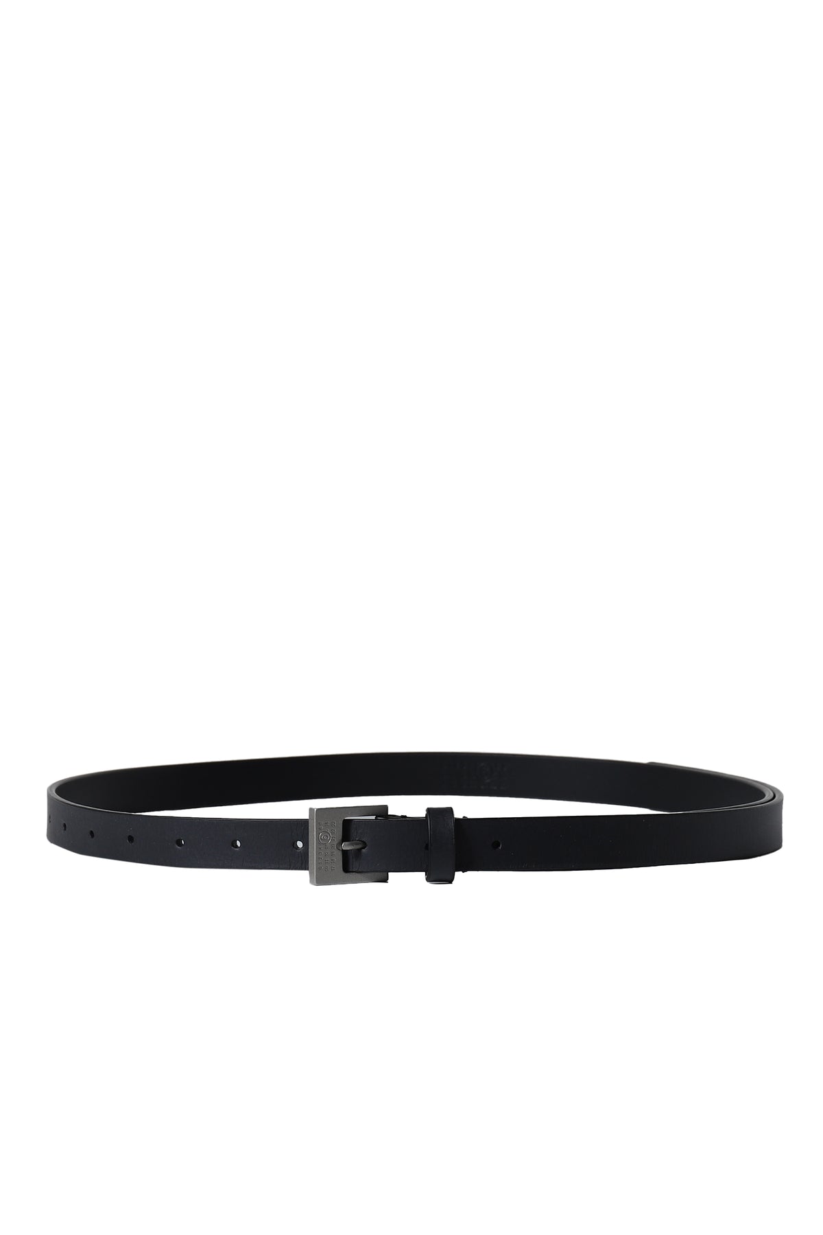 LOGO BUCKLE BELT / BLK