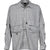 TECH SPORTS OPEN COLLAR SHIRT L/S GREN PLAID / LT.GRY