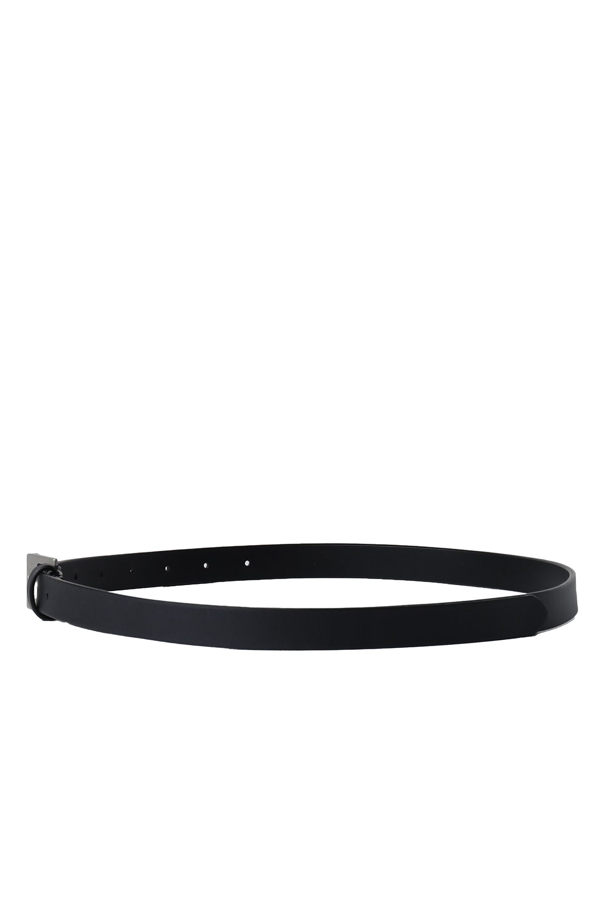 LOGO BUCKLE BELT / BLK