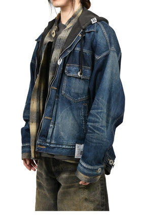 TRIPLE LAYERED DENIM JACKET / IND