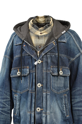 TRIPLE LAYERED DENIM JACKET / IND