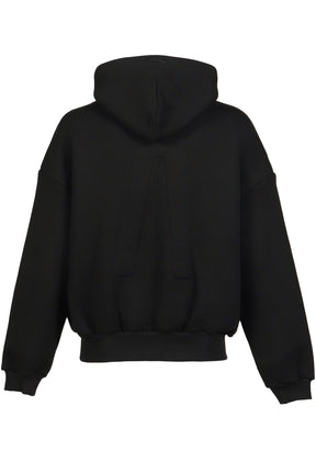 ATHLETIC HALFZIP HOODIE / BLK