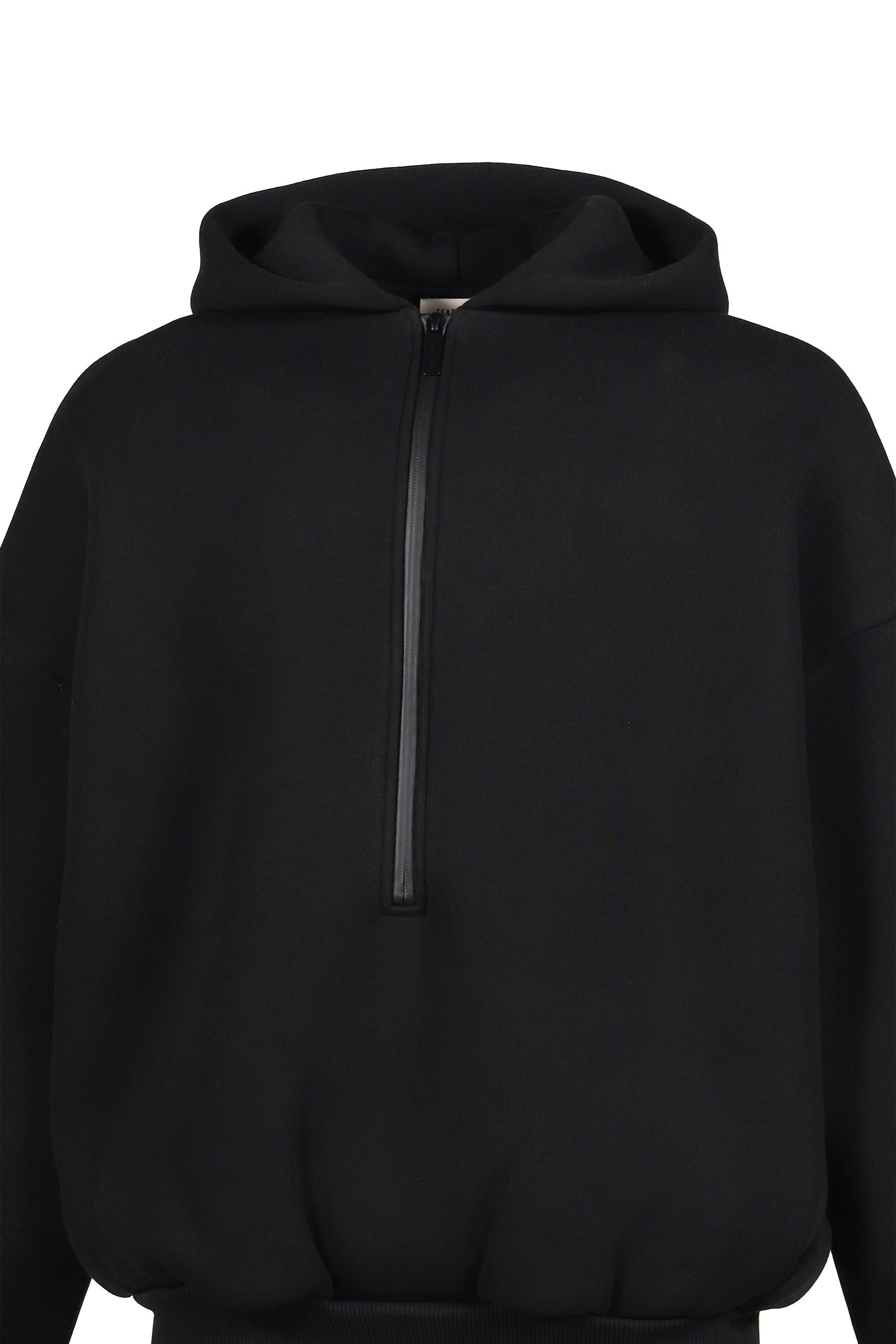 ATHLETIC HALFZIP HOODIE / BLK