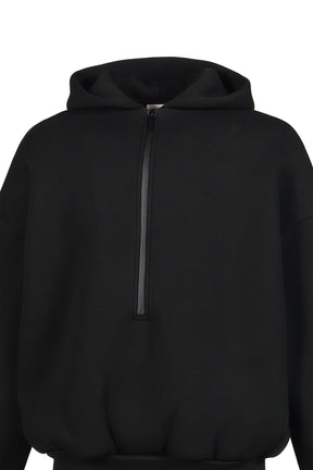 ATHLETIC HALFZIP HOODIE / BLK