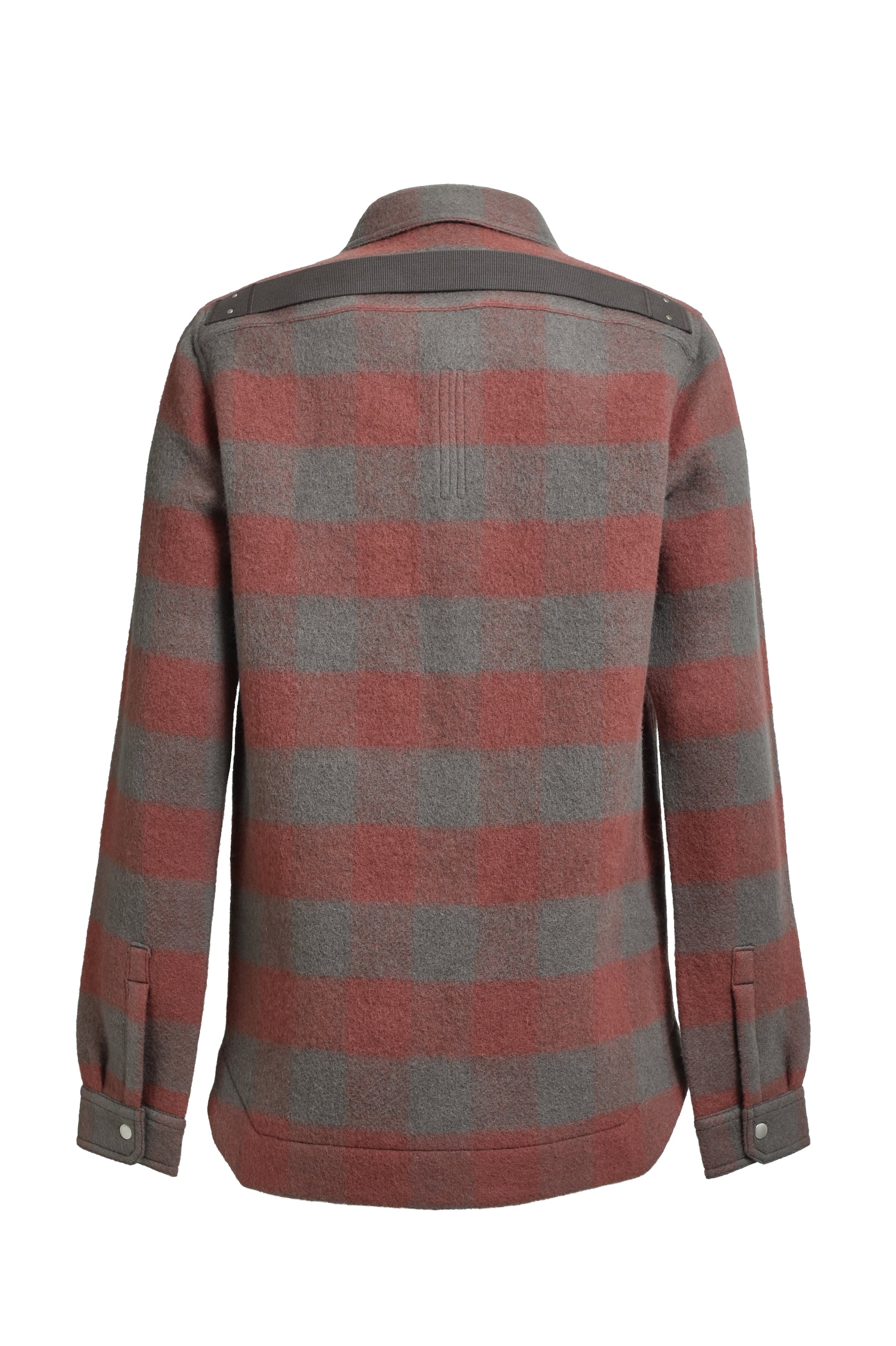 Rick Owens リックオウエンス FW25 OUTERSHIRT / ROSEWOOD - NUBIAN