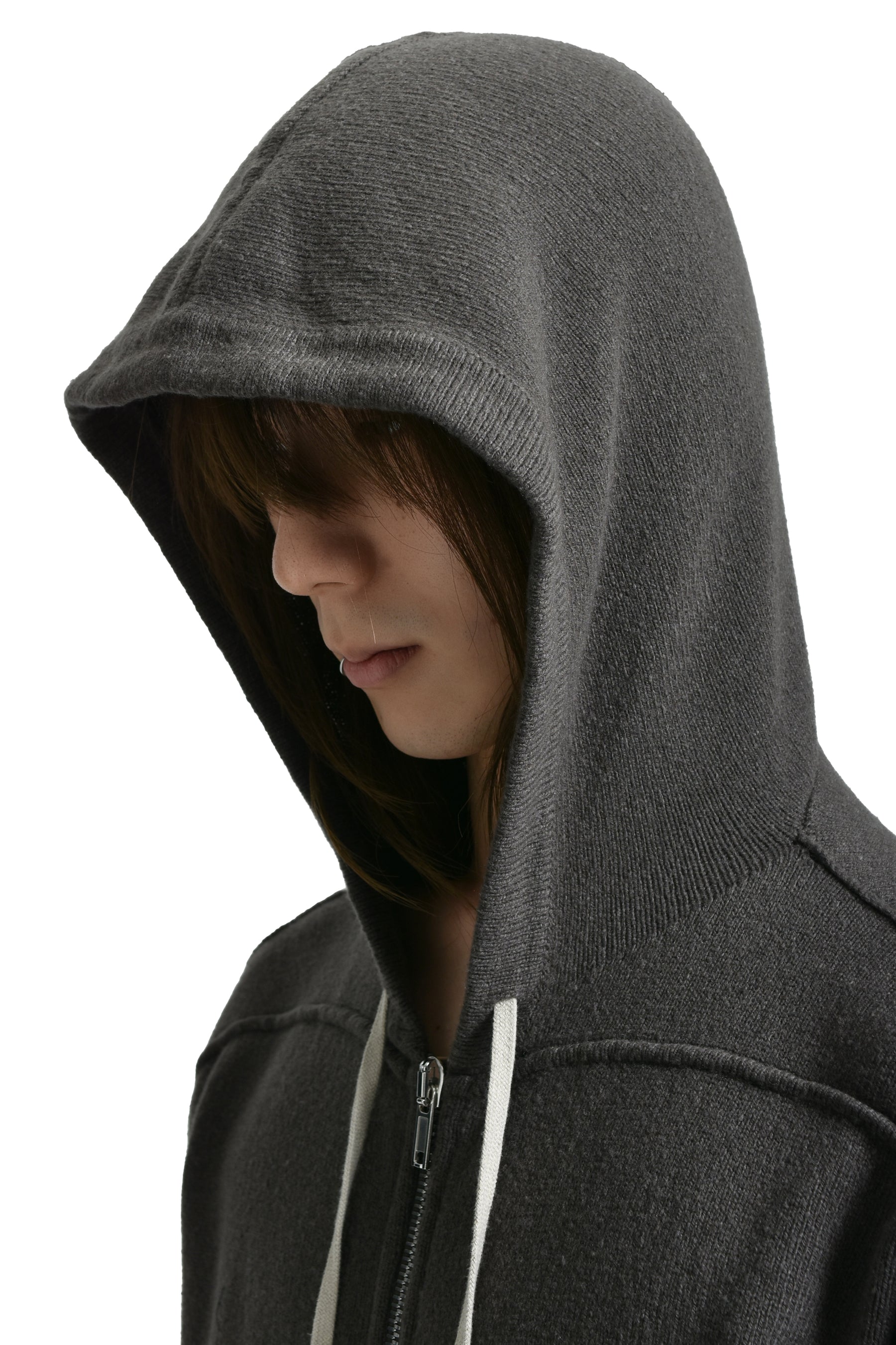 ZIPPED HOODIE / DUST