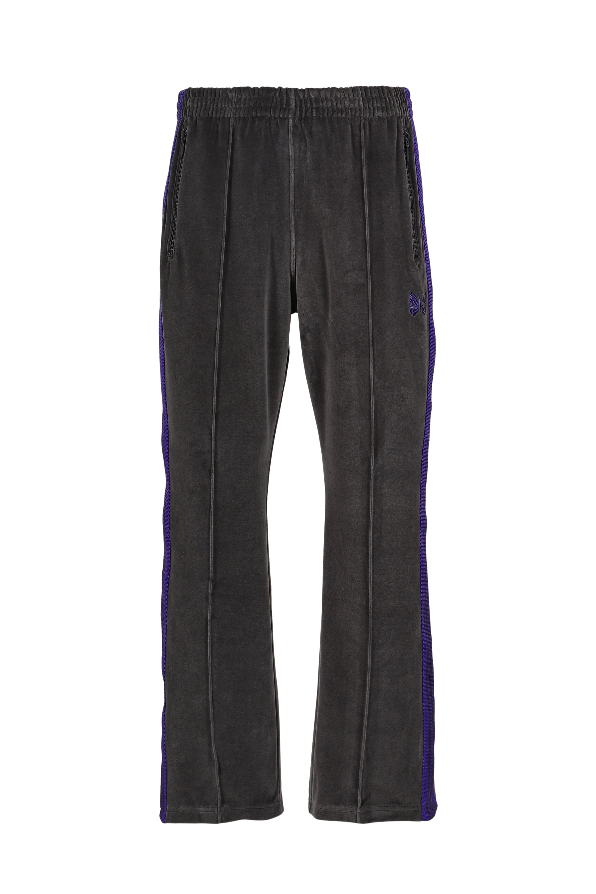 BOOT-CUT TRACK PANT - C/PE VELOUR / CHA
