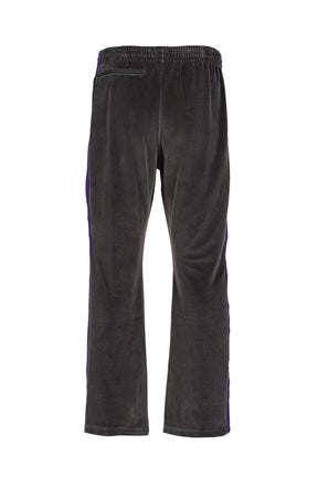 BOOT-CUT TRACK PANT - C/PE VELOUR / CHA
